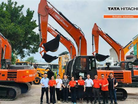 Máy xúc đào Tata Hitachi EX210LC Prime bước đột phá trong công nghệ đào đất