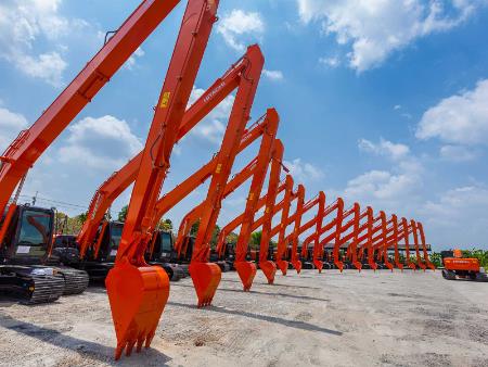 Máy đào cần siêu dài Super long front