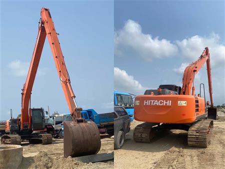 Máy đào bánh xích cần dài Hitachi ZX240LC-5G H18