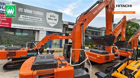 Máy đào bánh xích Tata Hitachi EX210LC Prime