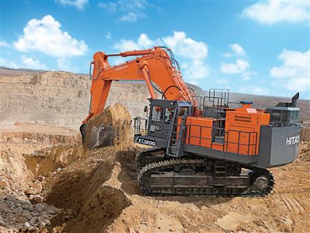 Xe xúc đào khai mỏ Hitachi EX1200-7
