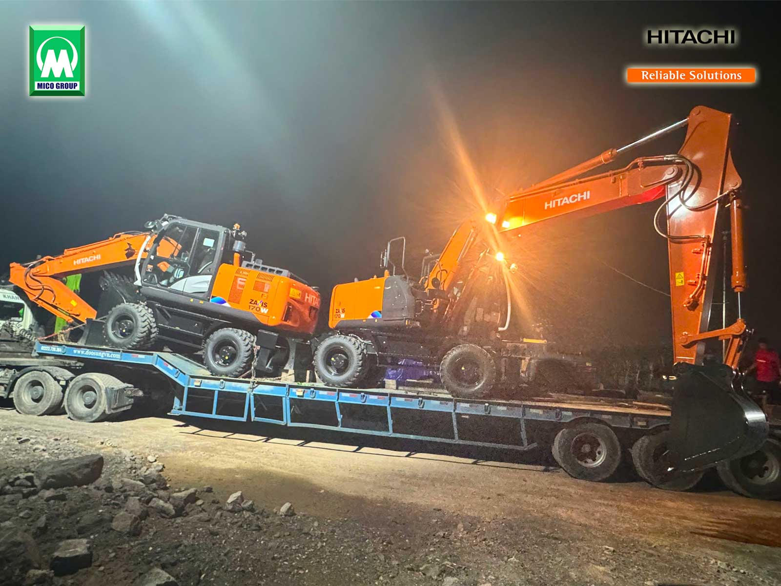 GIỚI THIỆU SƠ BỘ VỀ MÁY ĐÀO BÁNH LỐP HITACHI ZX170W-5A