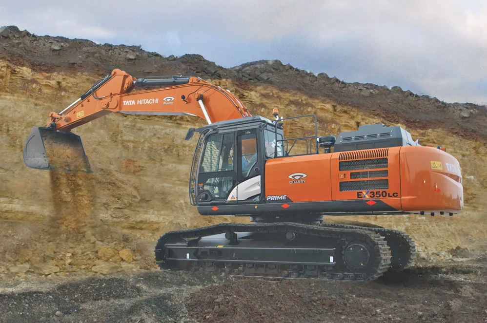Máy đào bánh xích Tata Hitachi EX350LC Prime