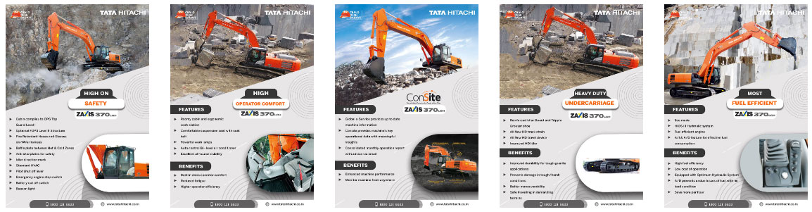 Máy đào bánh xích Tata Hitachi ZAXIS 370LCH