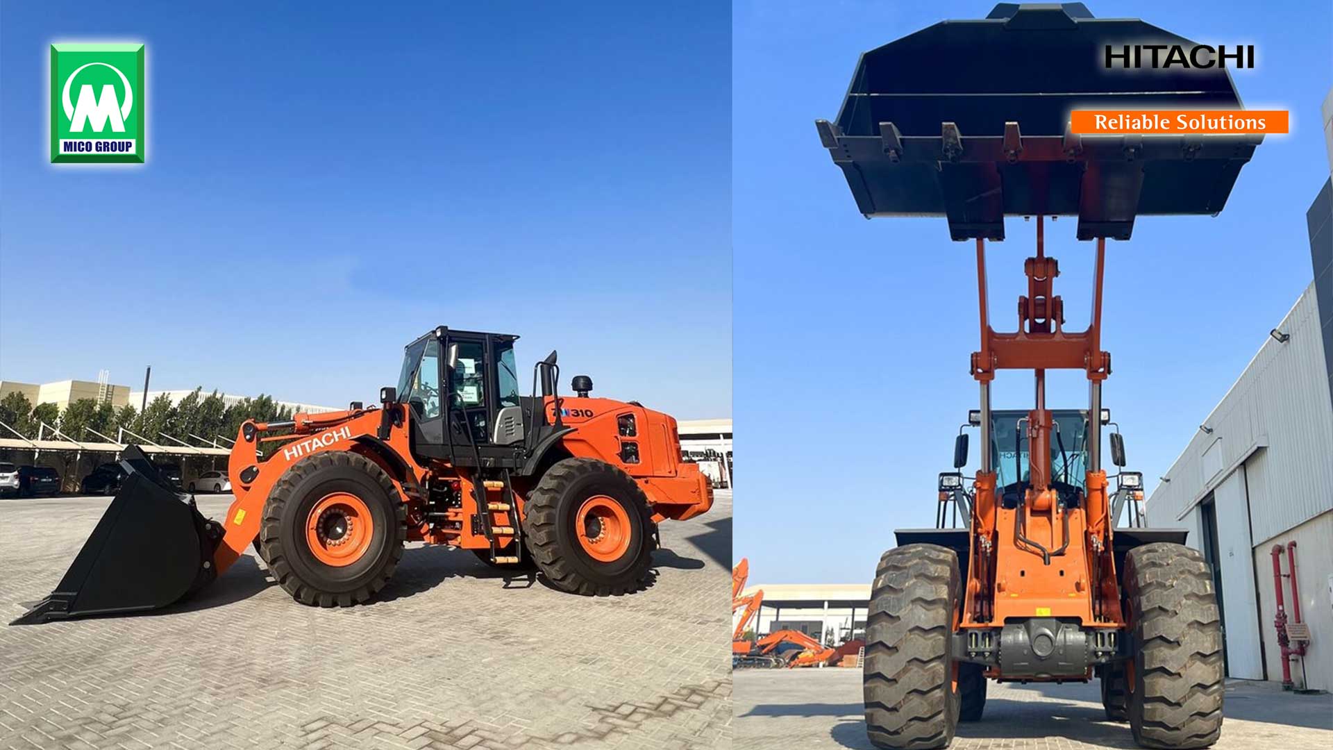 Máy xúc lật Hitachi ZW310-5A có sẵn tại xưởng MICO Hưng Yên